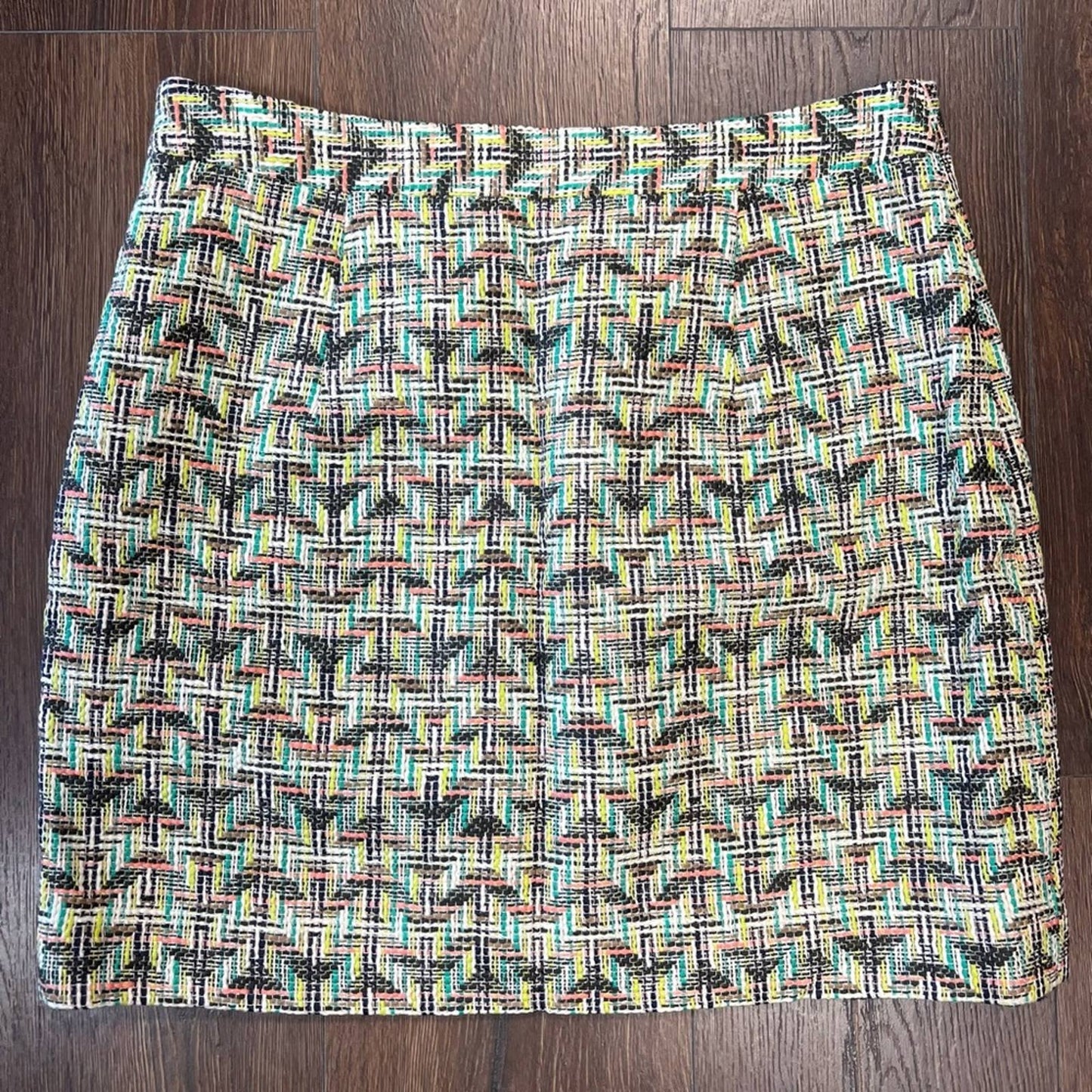Kate Spade summer tweed Harper Skirt SZ 12