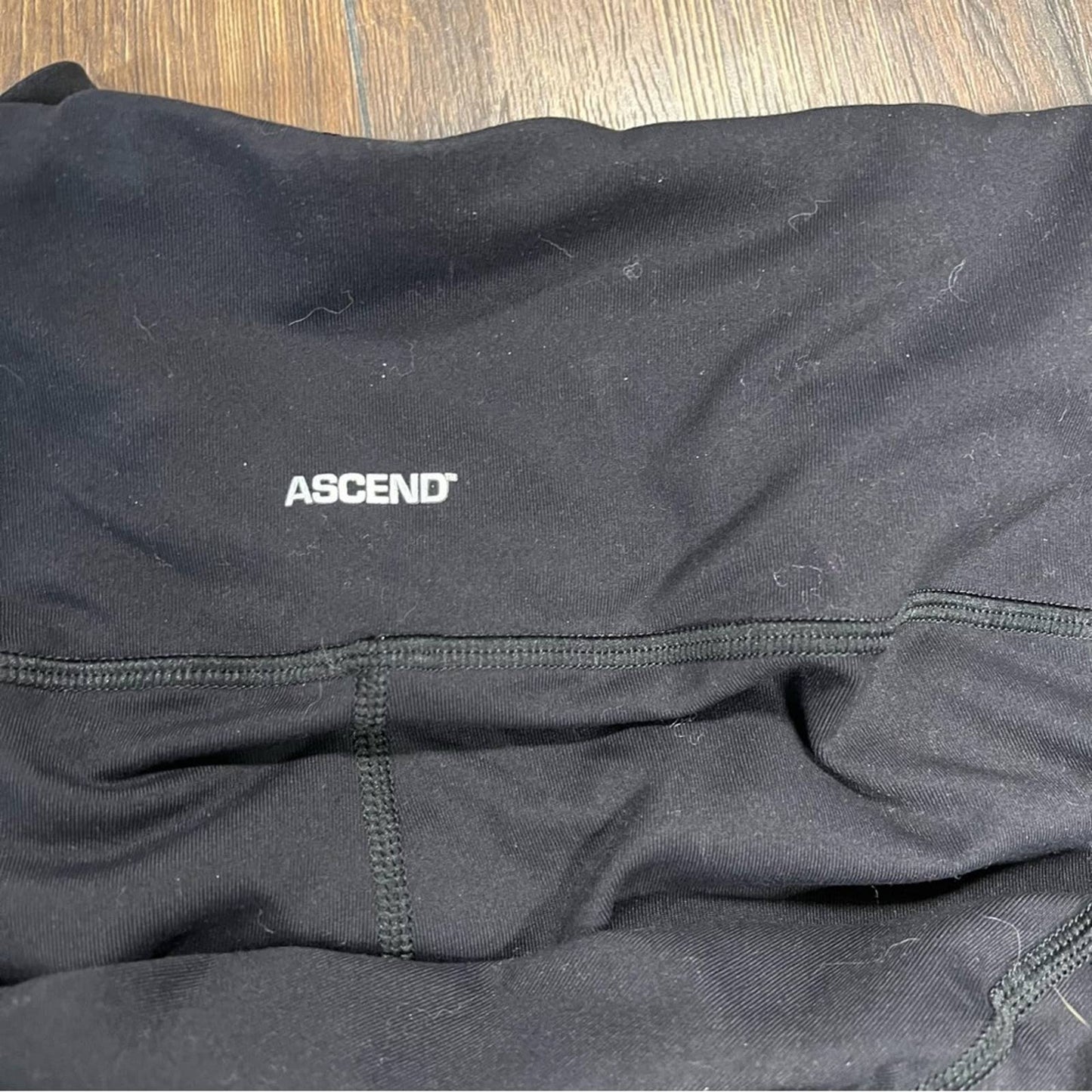 Ascend black side pocket yoga pants SZ LG