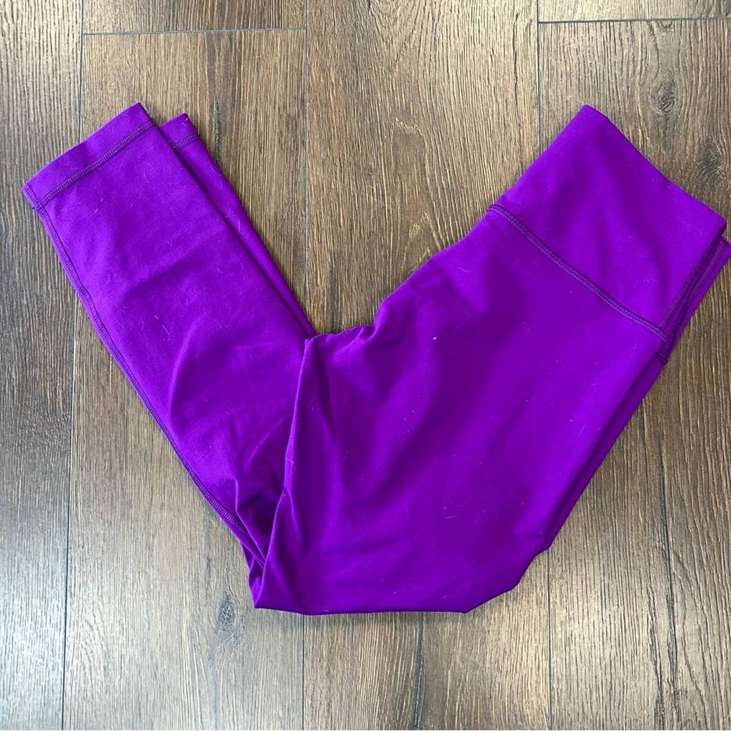 Lululemon Wunder Under Crop III Full-On Luon 21" Tender Violet SZ 8