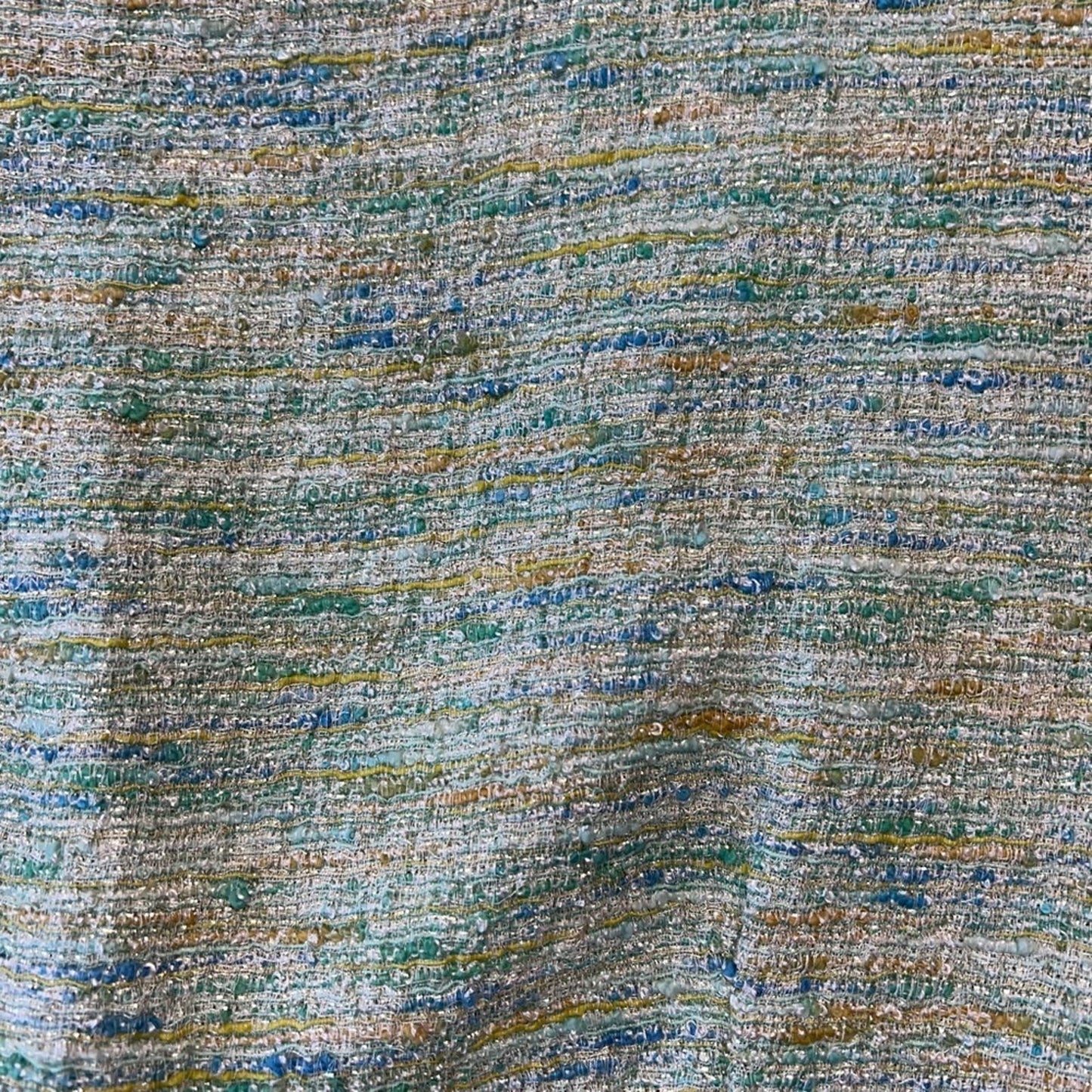 Paper crown parkside pleated tweed dress SZ LG