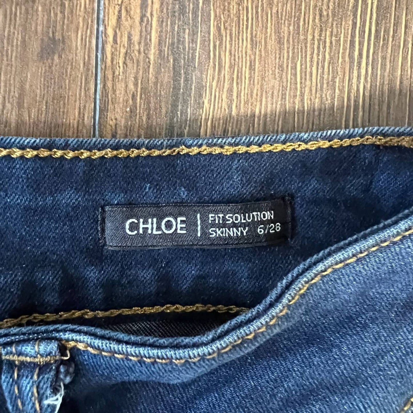 TAHARI MID-RISE STRETCH DENIM ANKLE JEANS SZ 6/28