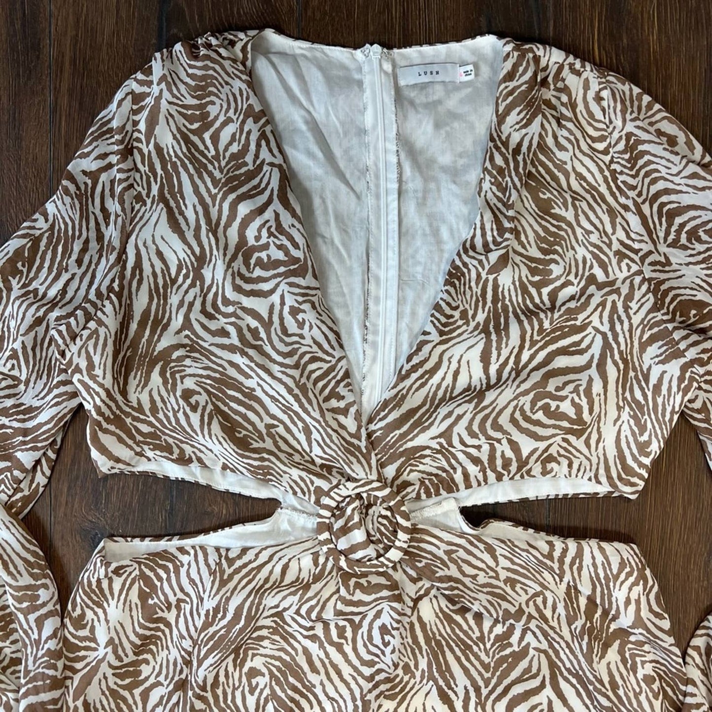 Lush cutout maxi dress SZ MED