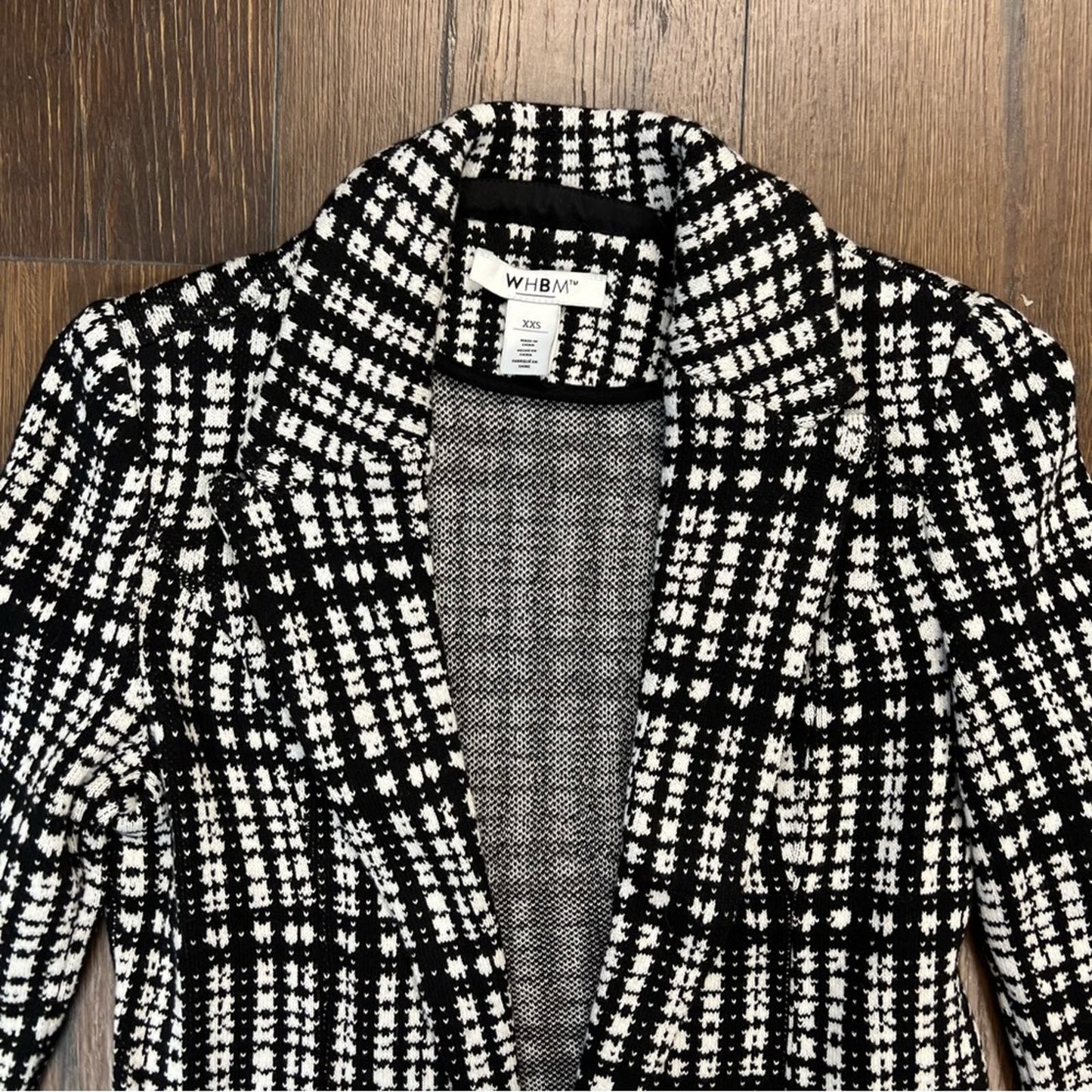White House black market factory sweater blazer SZ XXS