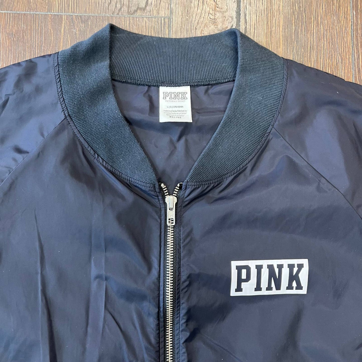 Victoria’s Secret pink bomber jacket SZ LG
