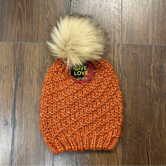 🆕 American Eagle removable Pom beanie SZ OS