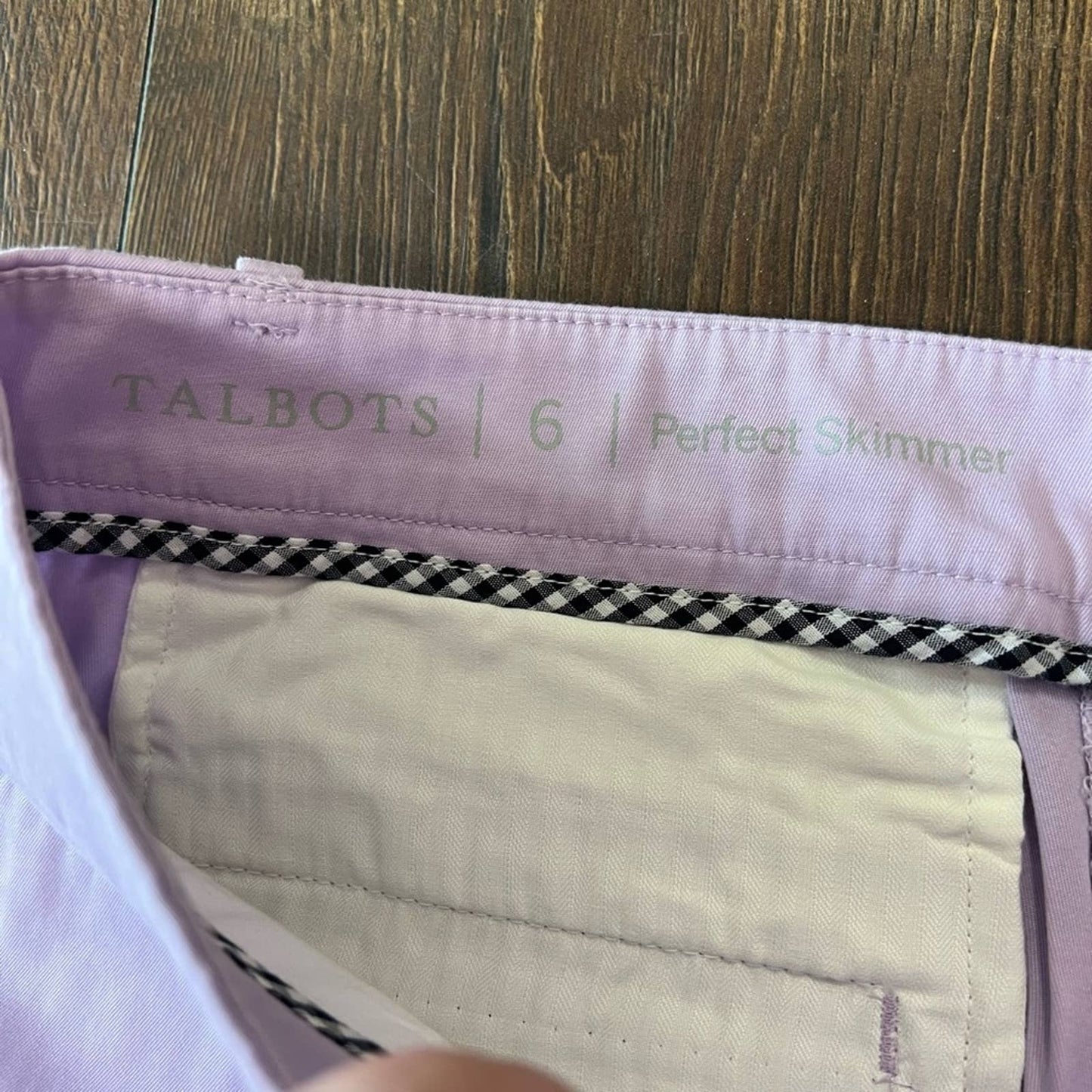 Talbots perfect skimmer cropped pant SZ 6