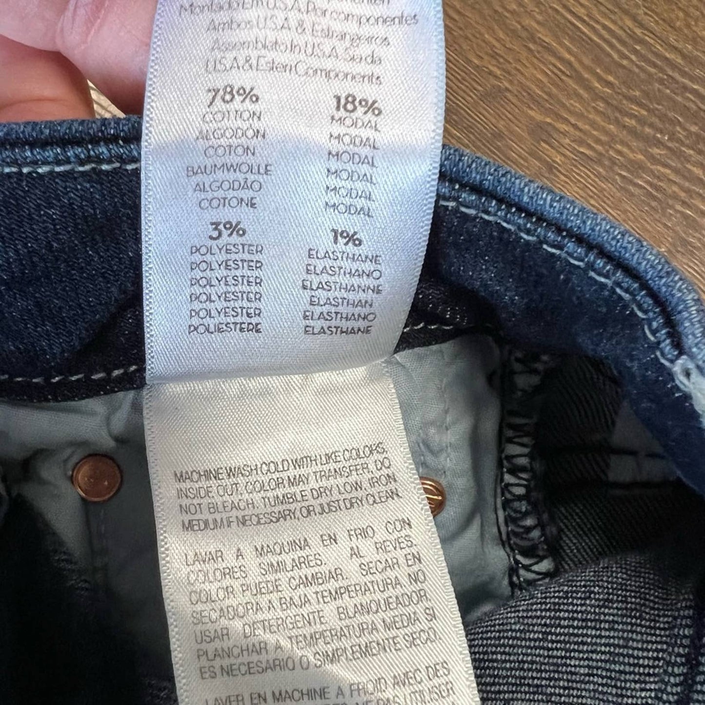 Mother high waisted looker ankle fray jeans SZ 28/6