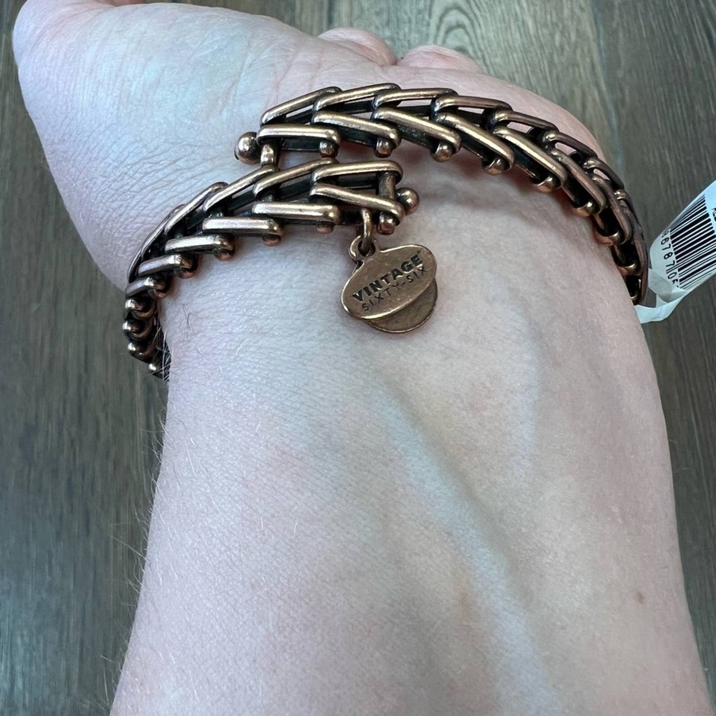 🆕 Alex and Ani vintage sixty wrap bracelet gold bracelet