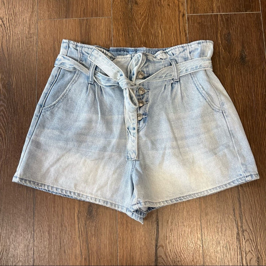 American Eagle paper bag mom shorts SZ 10