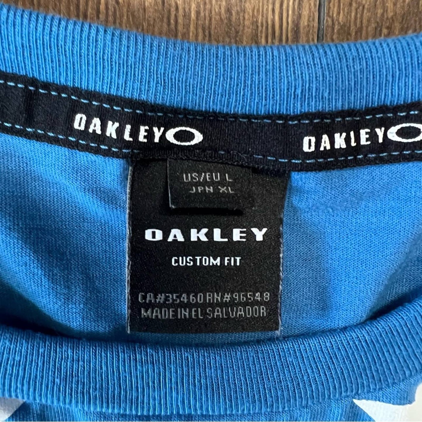 Oakley California Blue Star Crewneck Tee SZ LG