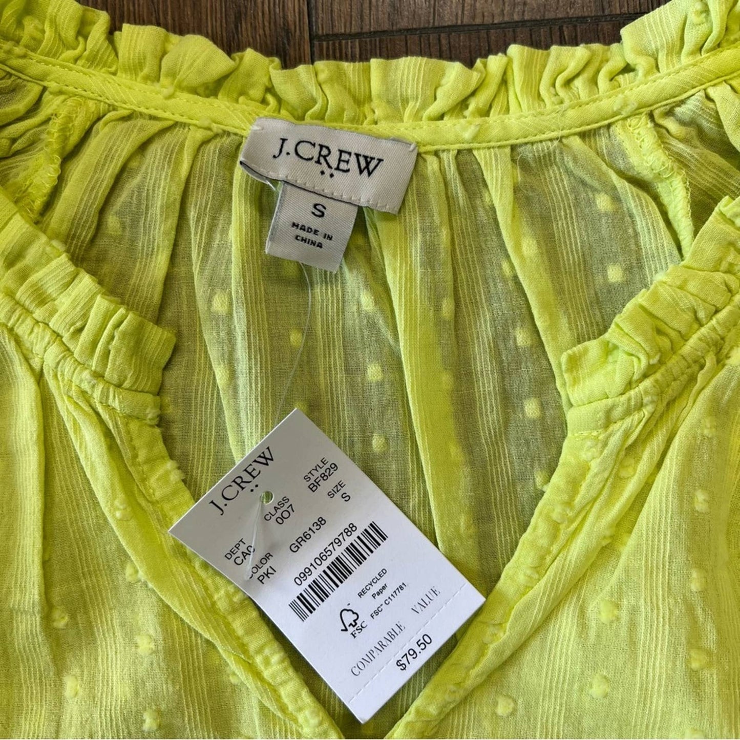 🆕 J crew Novelty artist top SZ SM