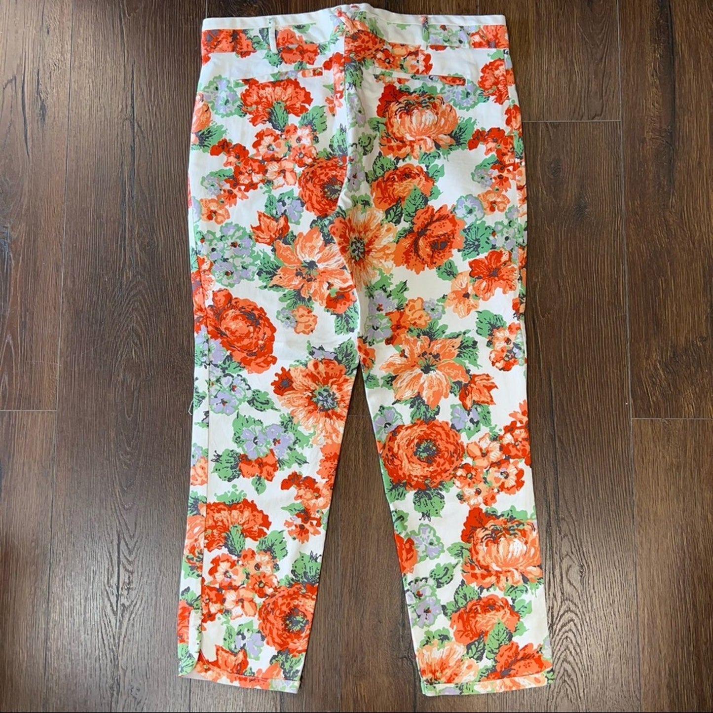 Anthropologie Cartonnier Charlie floral crop pant SZ 12