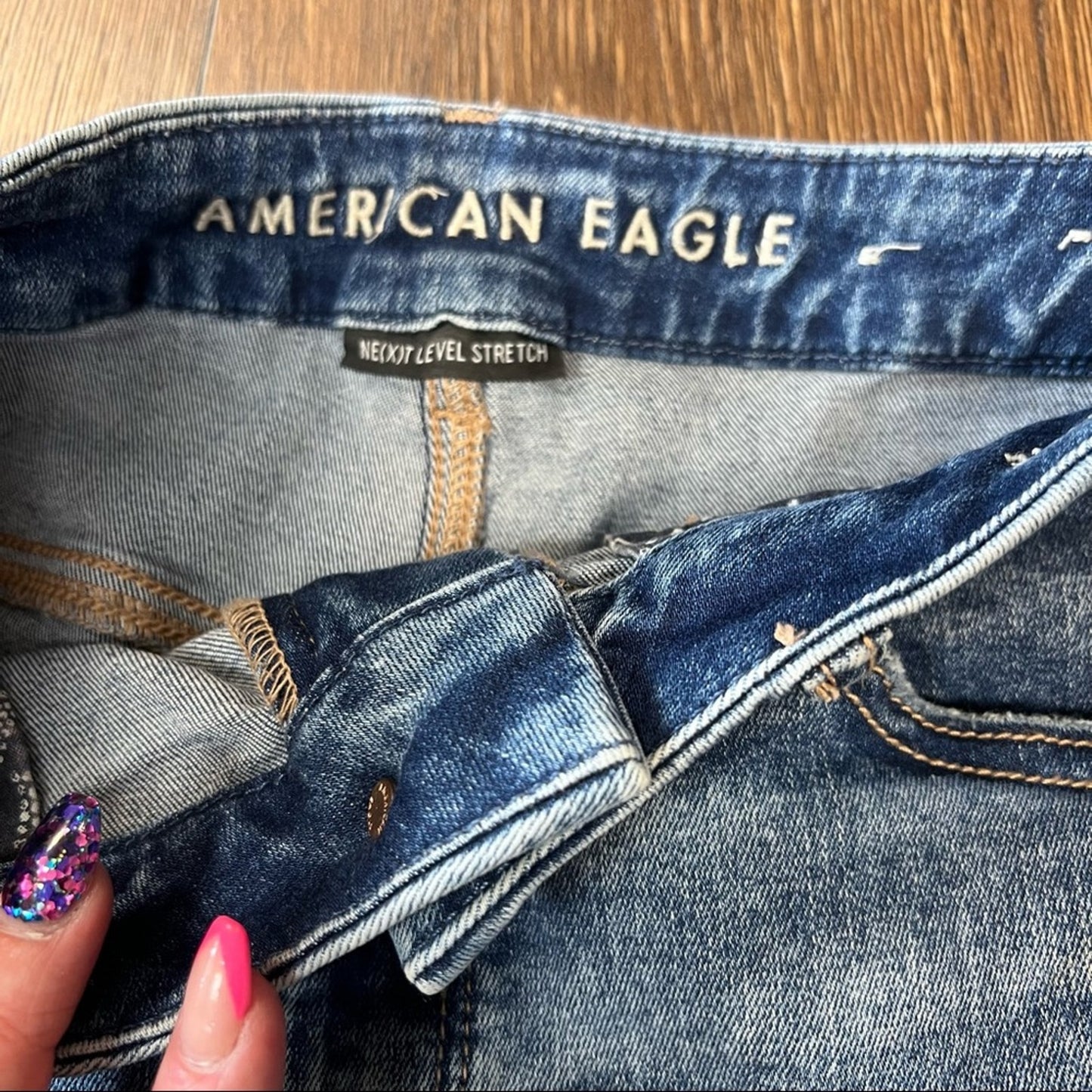 American Eagle curvy high-rise Shortie SZ 6