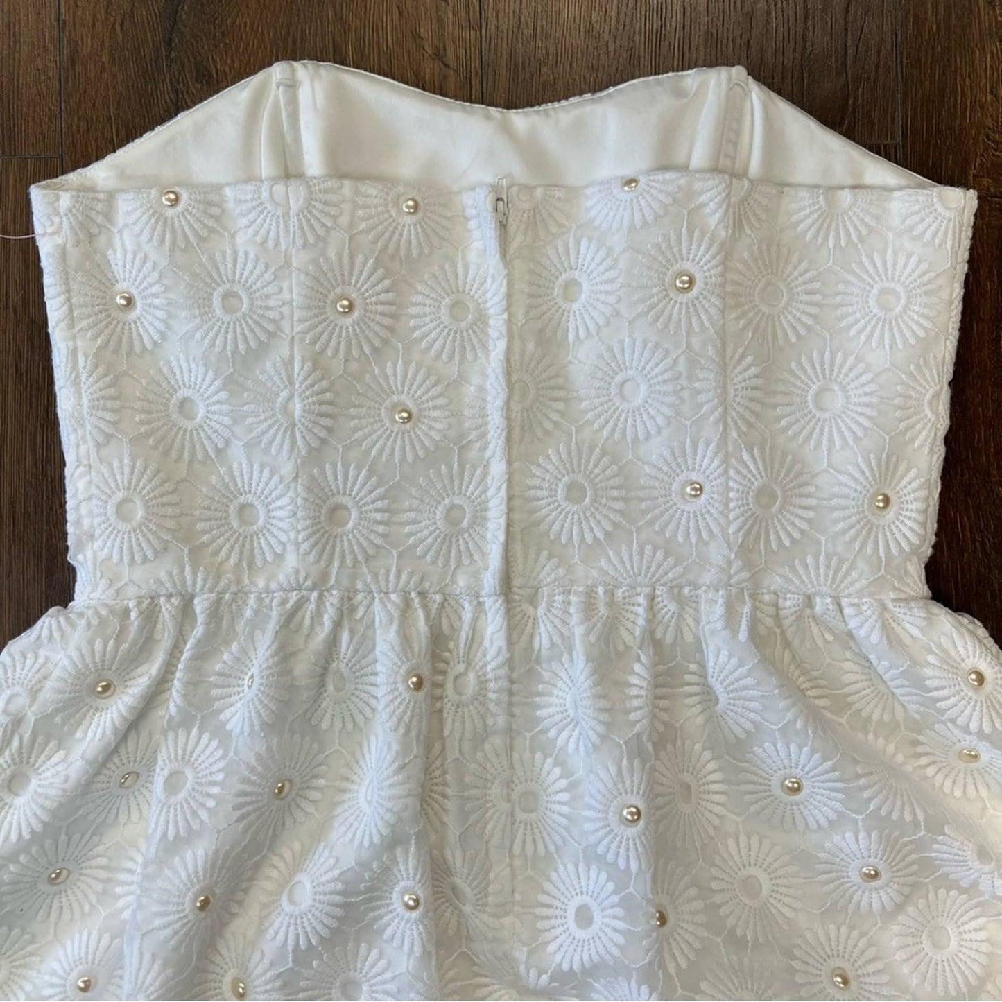 🆕 Lilly Pulitzer Payton Resort White, Pinwheel Organza Dress SZ 8