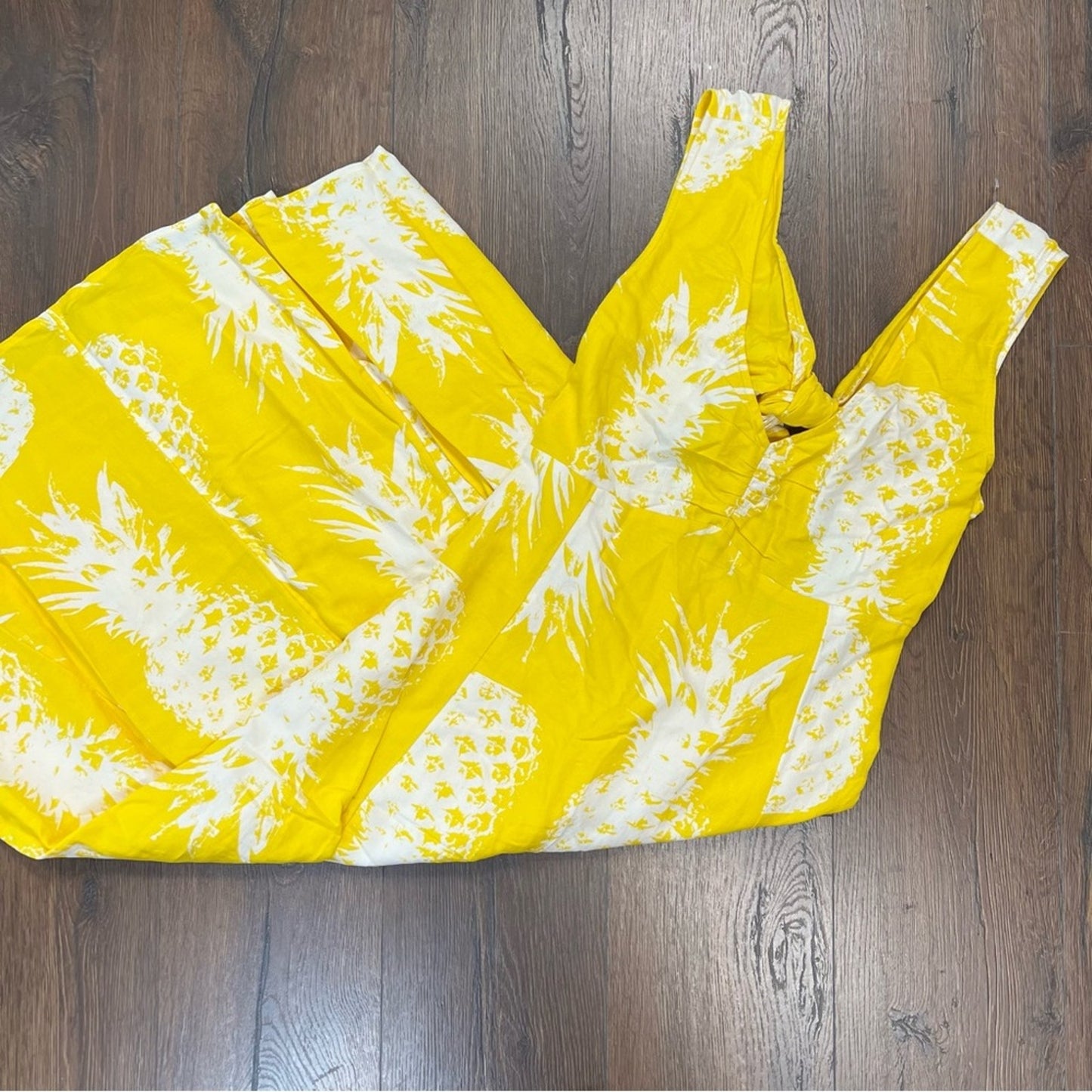 Maeve by anthropologie midi pineapple dress SZ 16