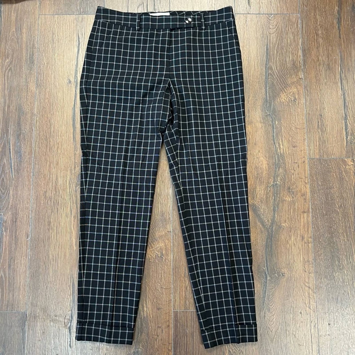 Stefanel checked pant SZ 8