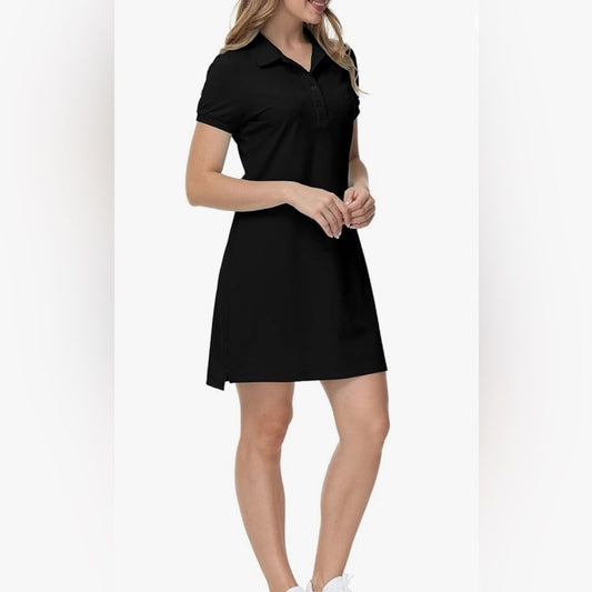 MoFiz Women's Golf Tennis Dress Sports Polo Dress SZ LG