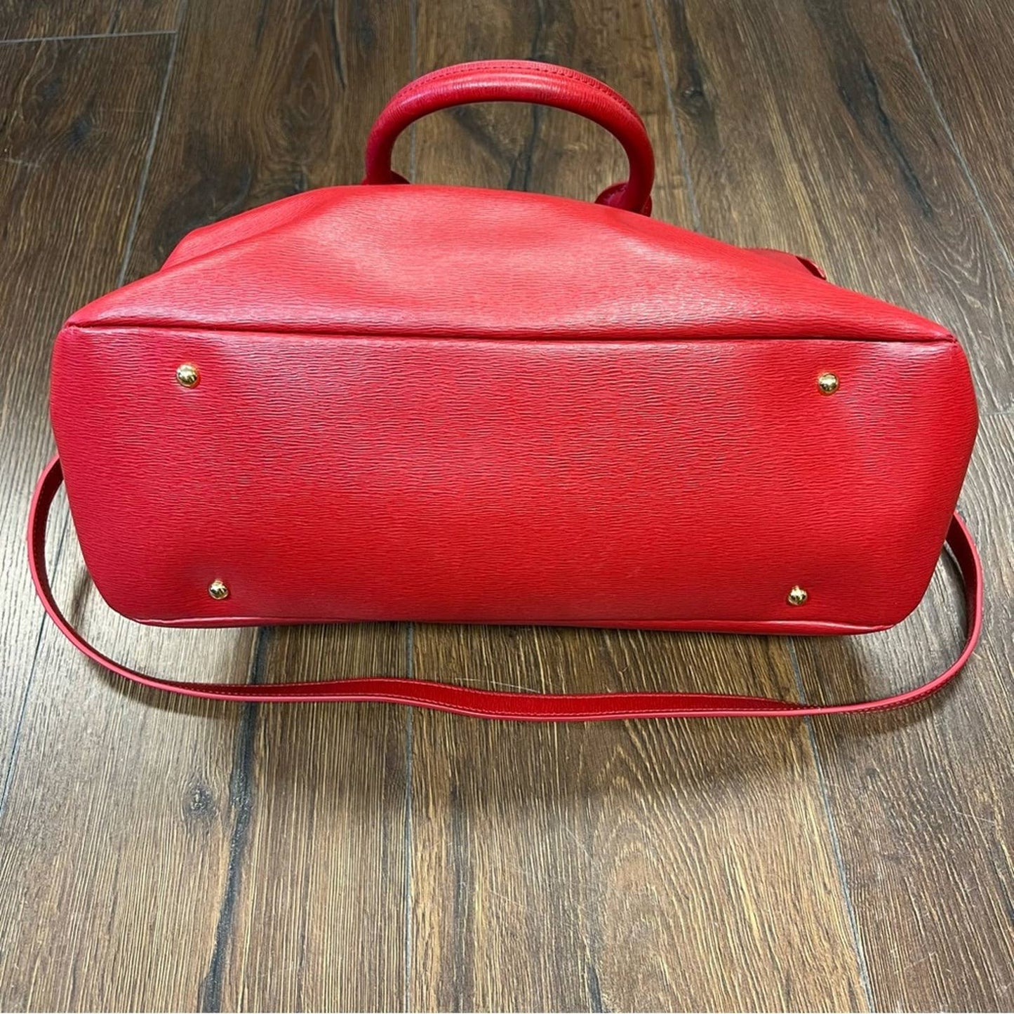 Ralph Lauren Newberry red satchel
