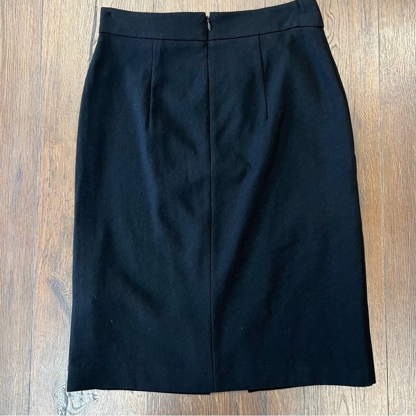 Elie Tahari Gracelyn Belted Crepe Pencil Skirt with Front Slit SZ 6