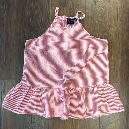 Madison Mathews striped Tank SZ XS