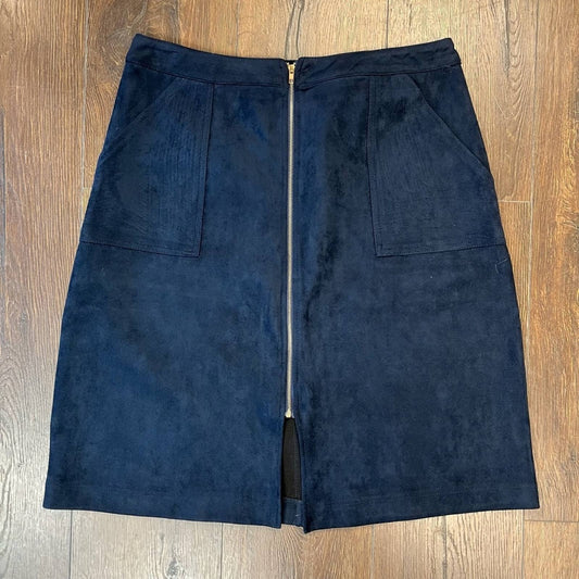 Glam zipper front skirt SZ LG