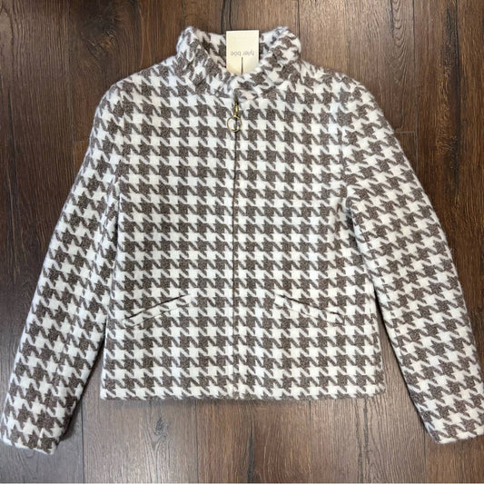 🆕 Tyler Boe Anthropologie houndstooth jacket blazer SZ XS