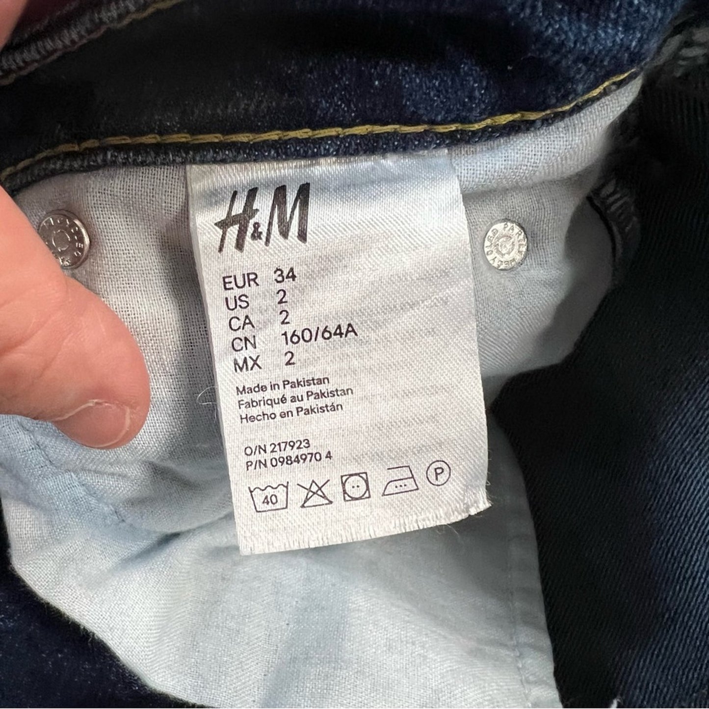 H&M 90's Baggy jeans SZ 2