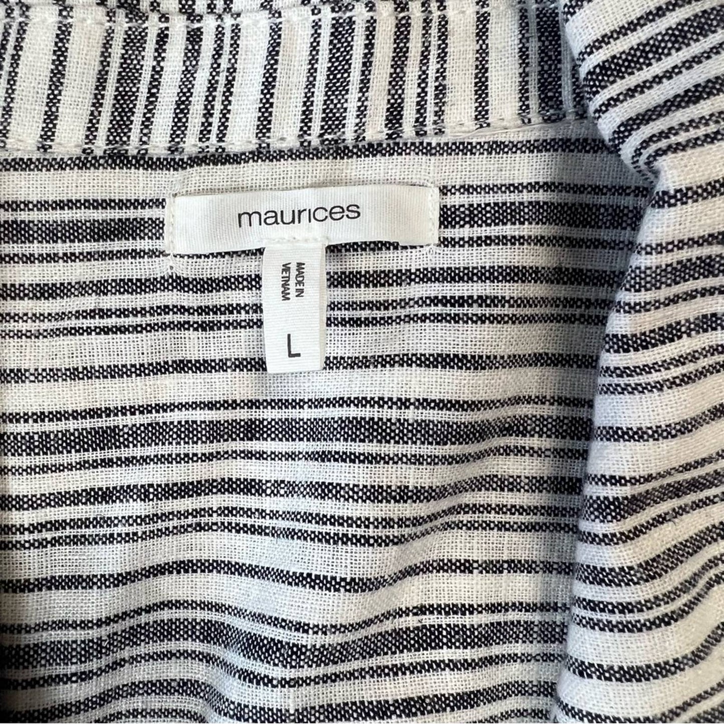 Maurices’s striped linen blazer SZ LG