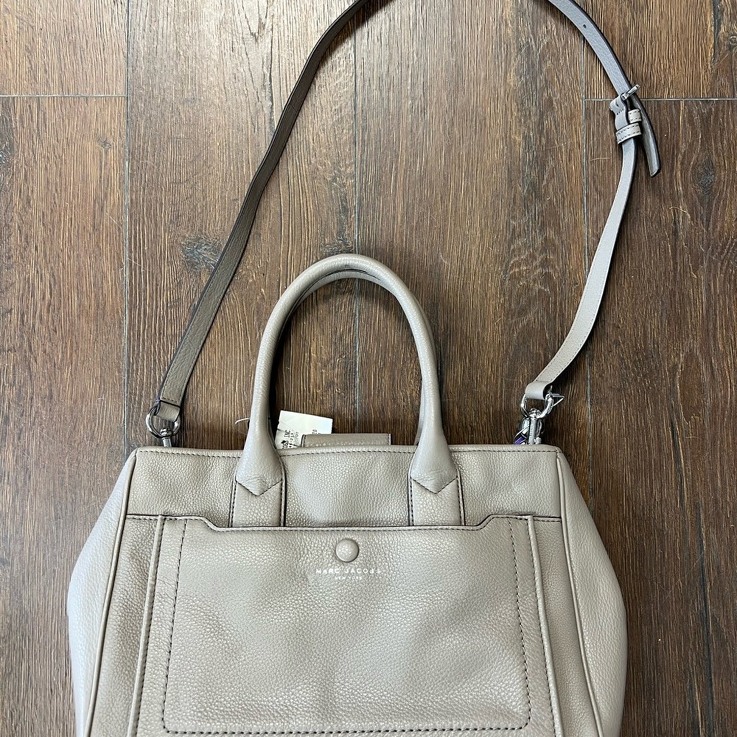 Marc Jacobs Empire City Leather Satchel (mink)