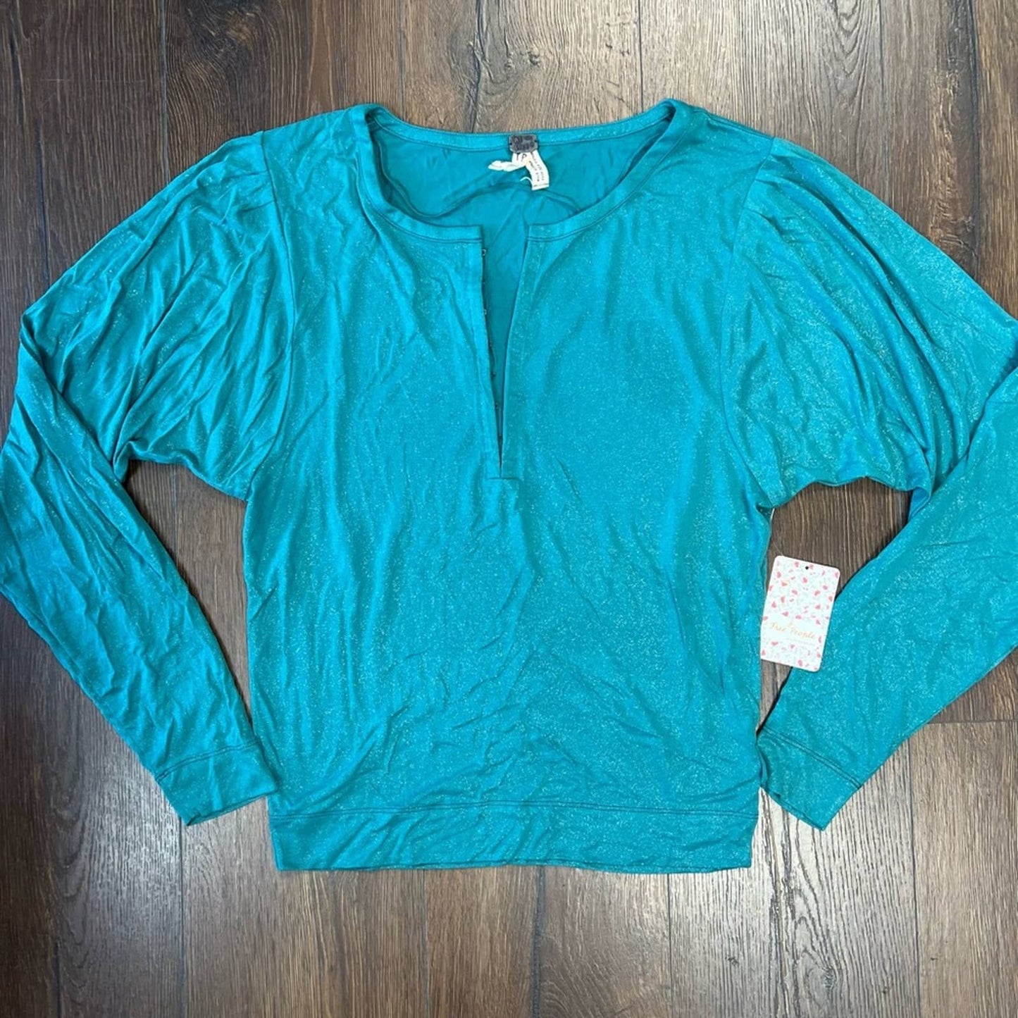🆕 FREE PEOPLE Womens Top Olivia
Glitter Cosy Fit Soft Evergreen SZ XS