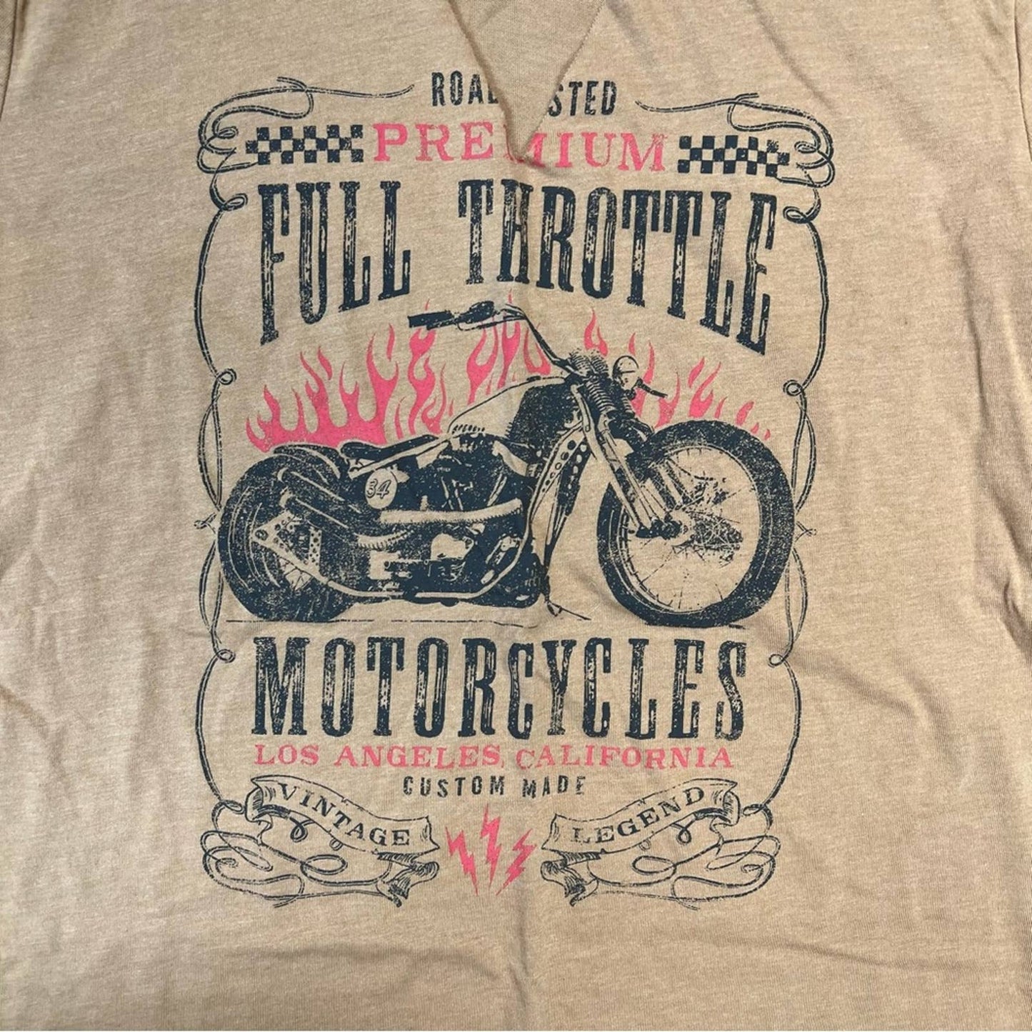 Maurices Full Throttle Motorcycle Graphic Tee SZ XS