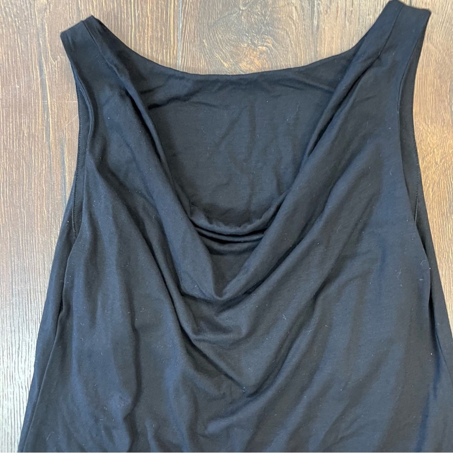 Eileen fisher black black scoop dress SZ XS