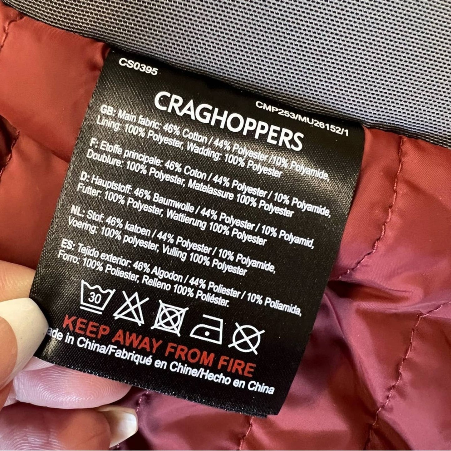 Craghoppers Nat Geo 250 Jacket SZ LG