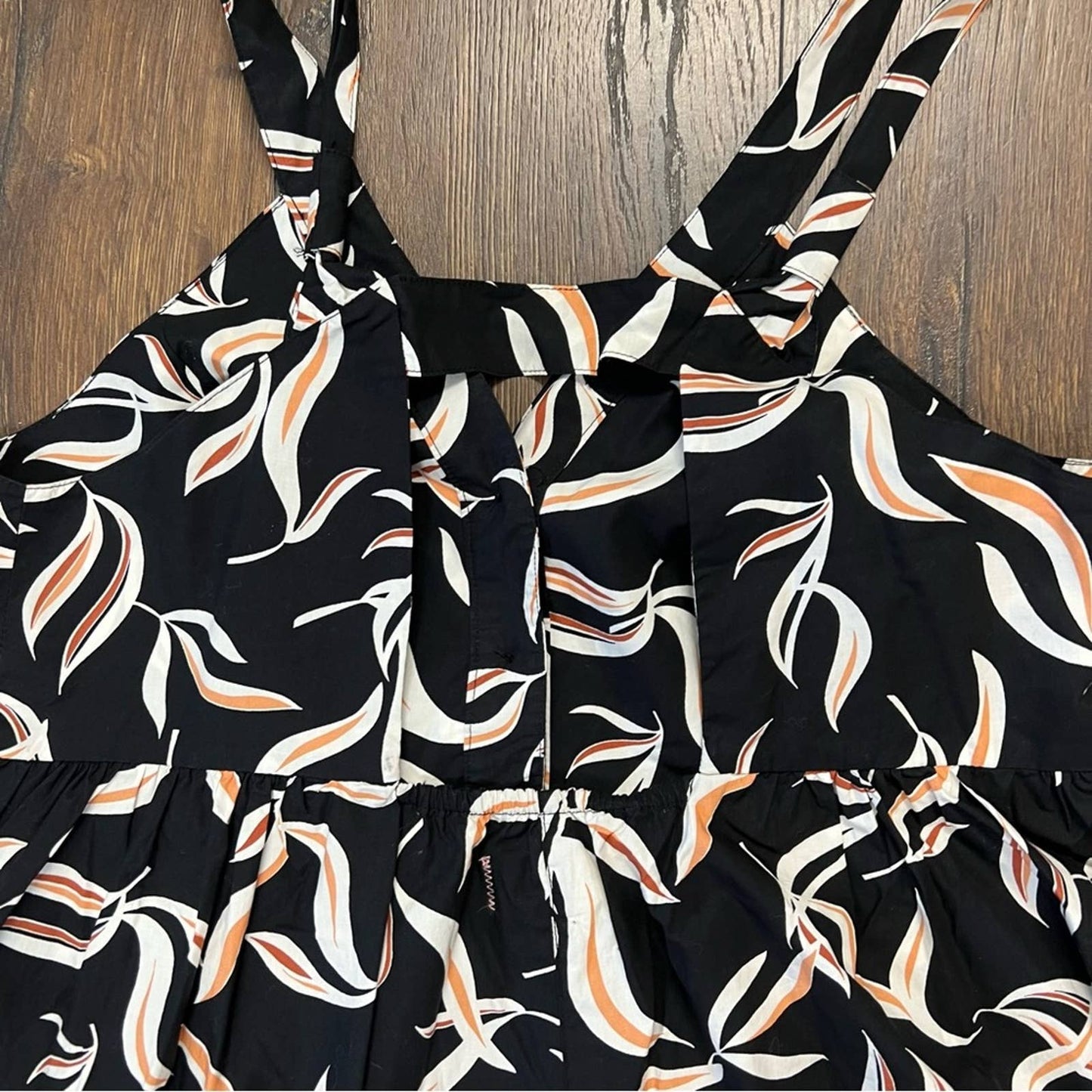 Anthropologie hei hei Palma printed romper SZ MED