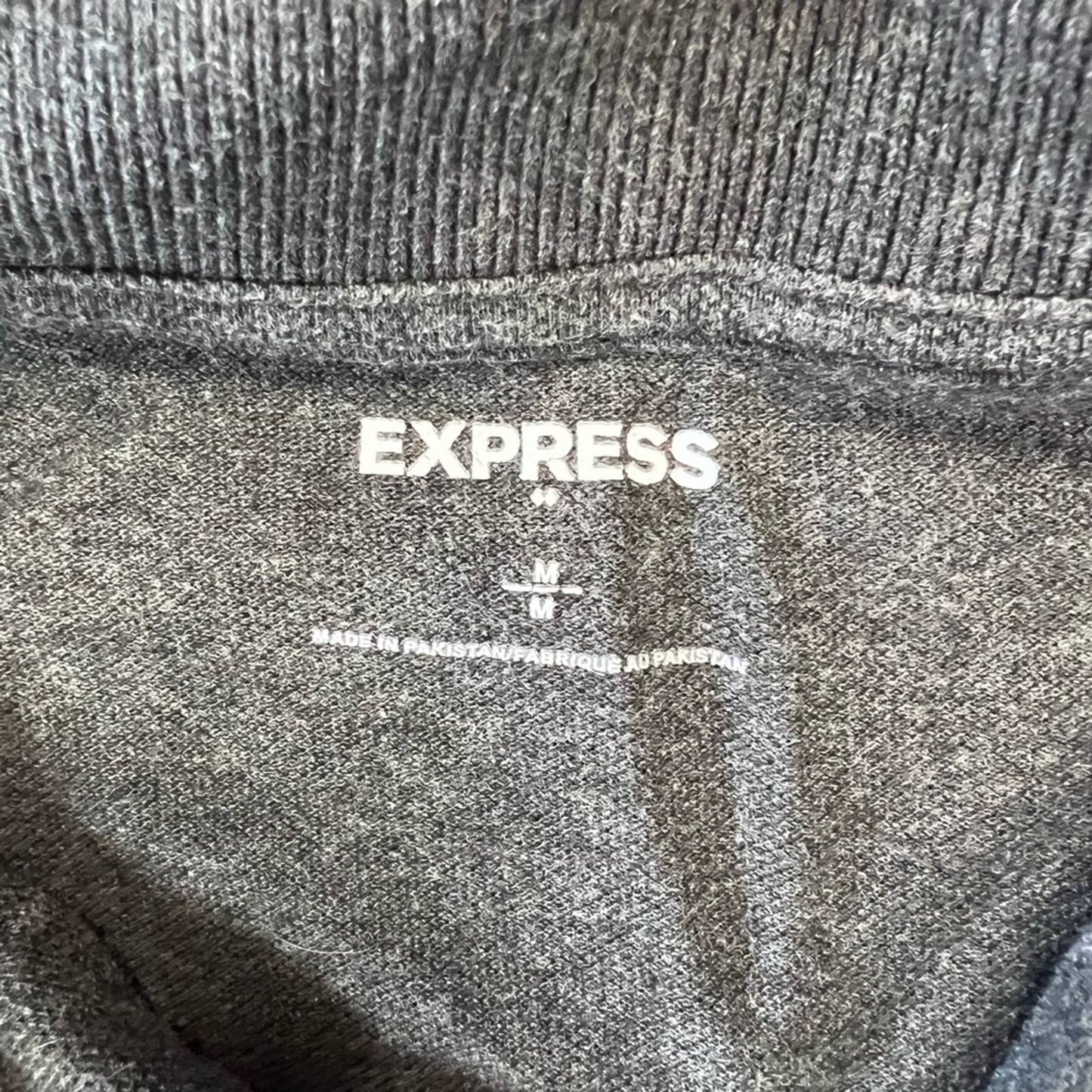 Express grey polo SZ MED