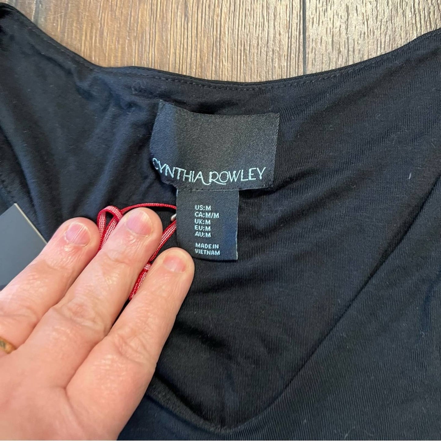 🆕 Cynthia Rowley little black dress SZ MED