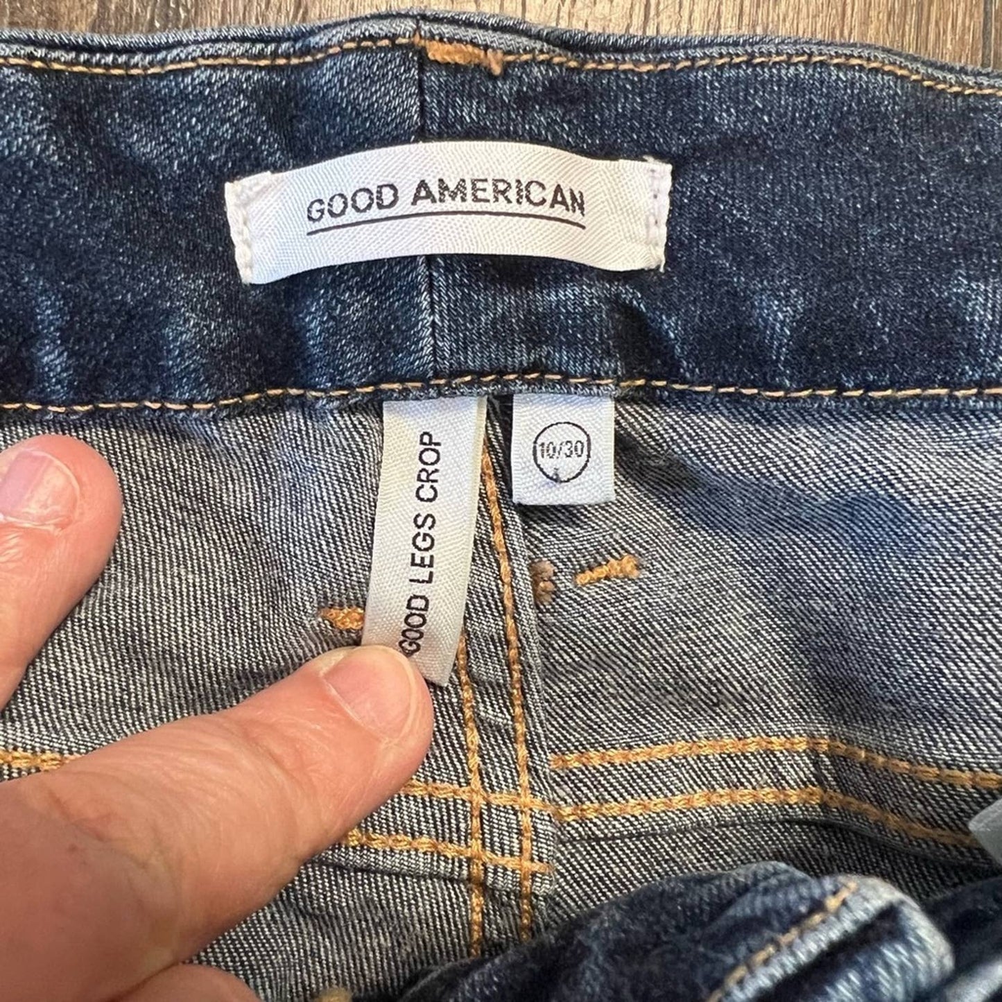 Good American good legs crop SZ 10/30