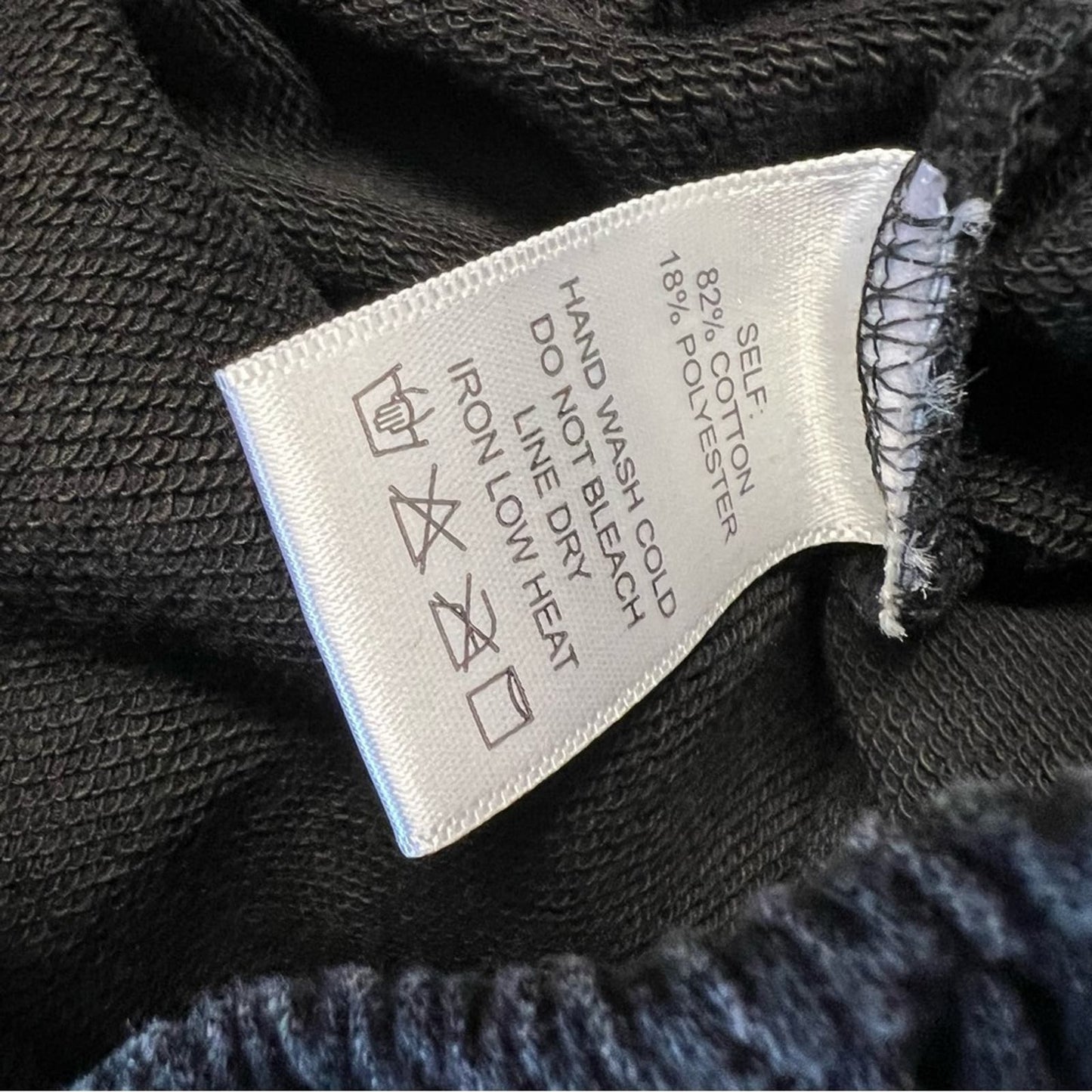 ee:some black drawstring vintage shorts SZ LG