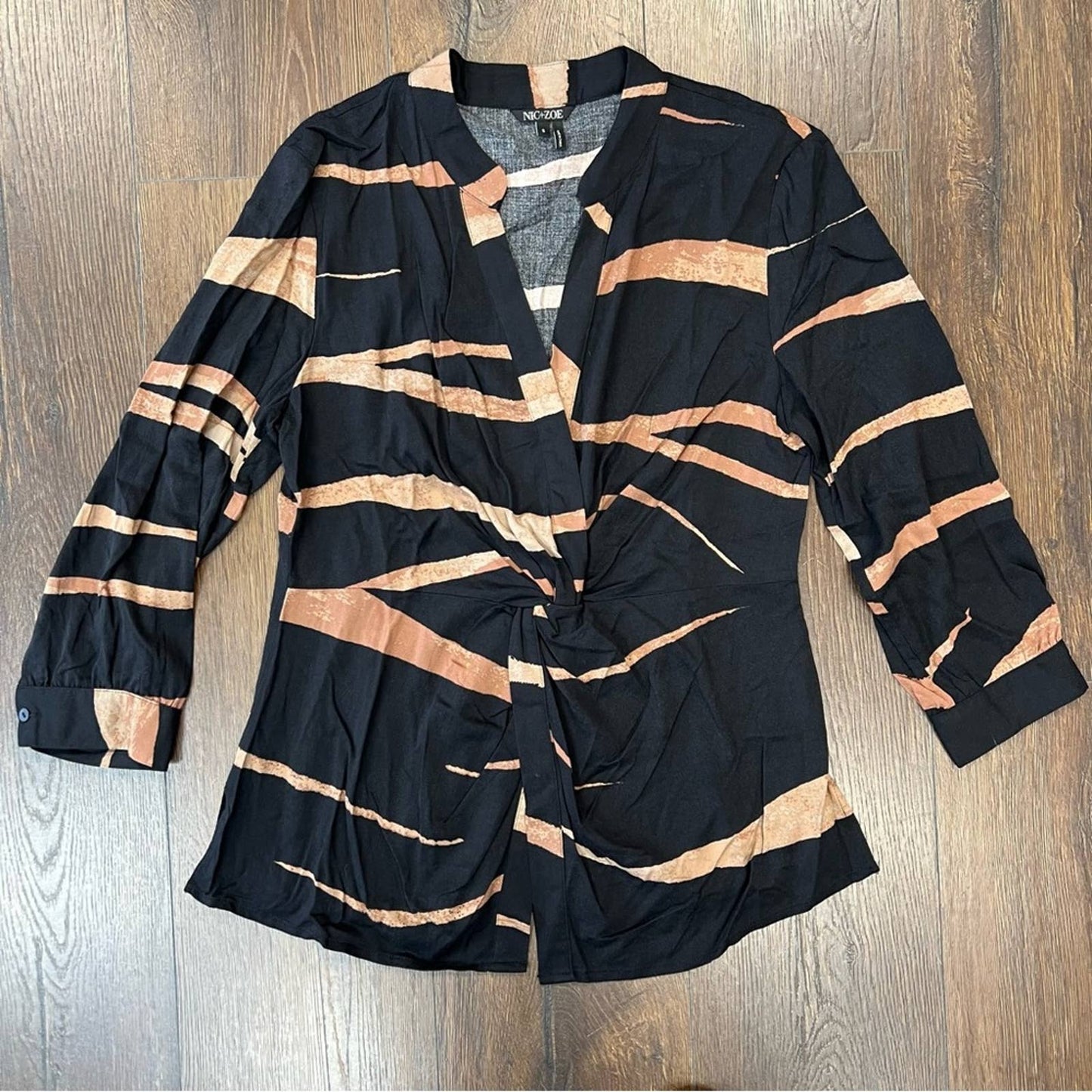 NIC+ZOE Abstract Animal Top Multi SZ SM