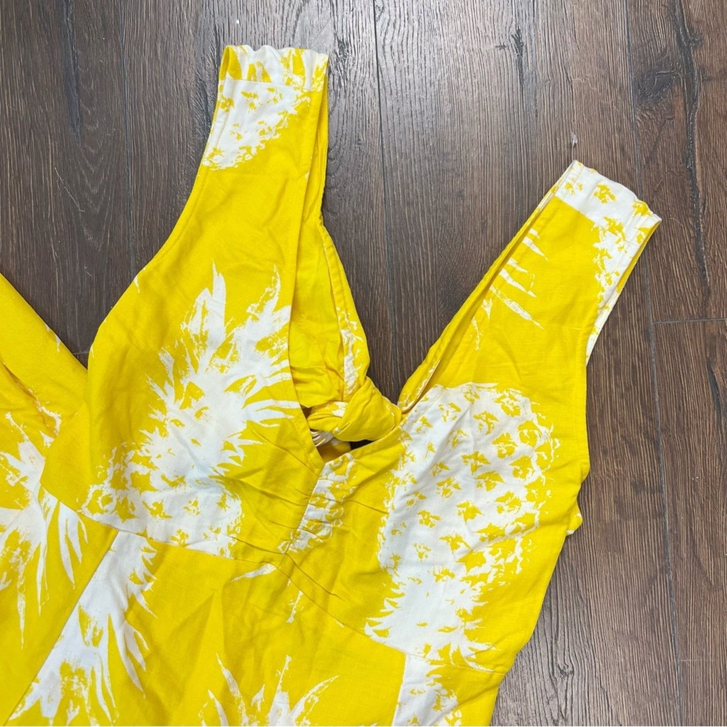 Maeve by anthropologie midi pineapple dress SZ 16