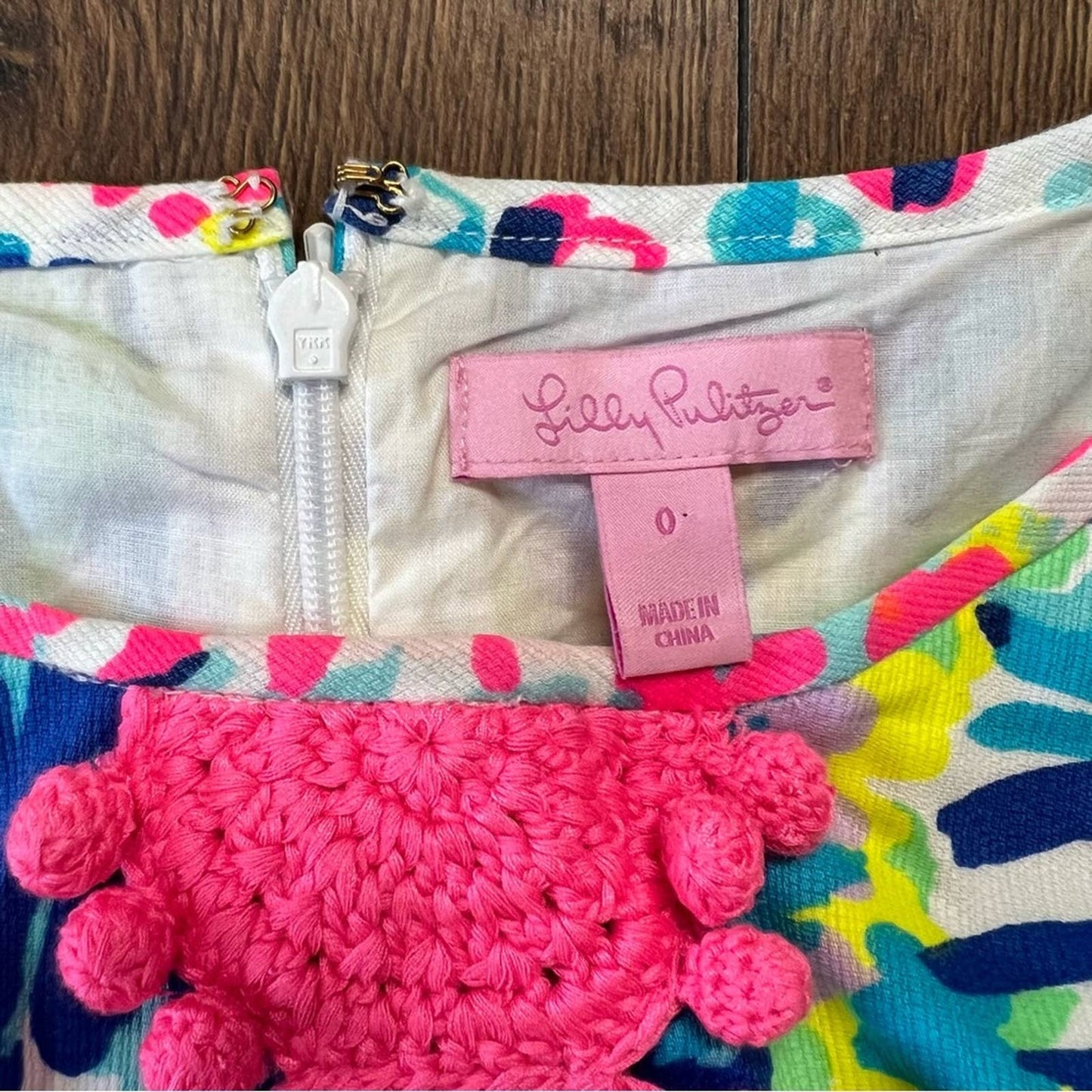 Lilly Pulitzer Adara Shift Dress Multi Colored Dive in SZ 0