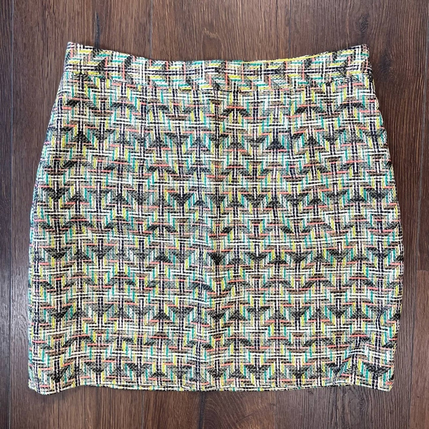 Kate Spade summer tweed Harper Skirt SZ 12