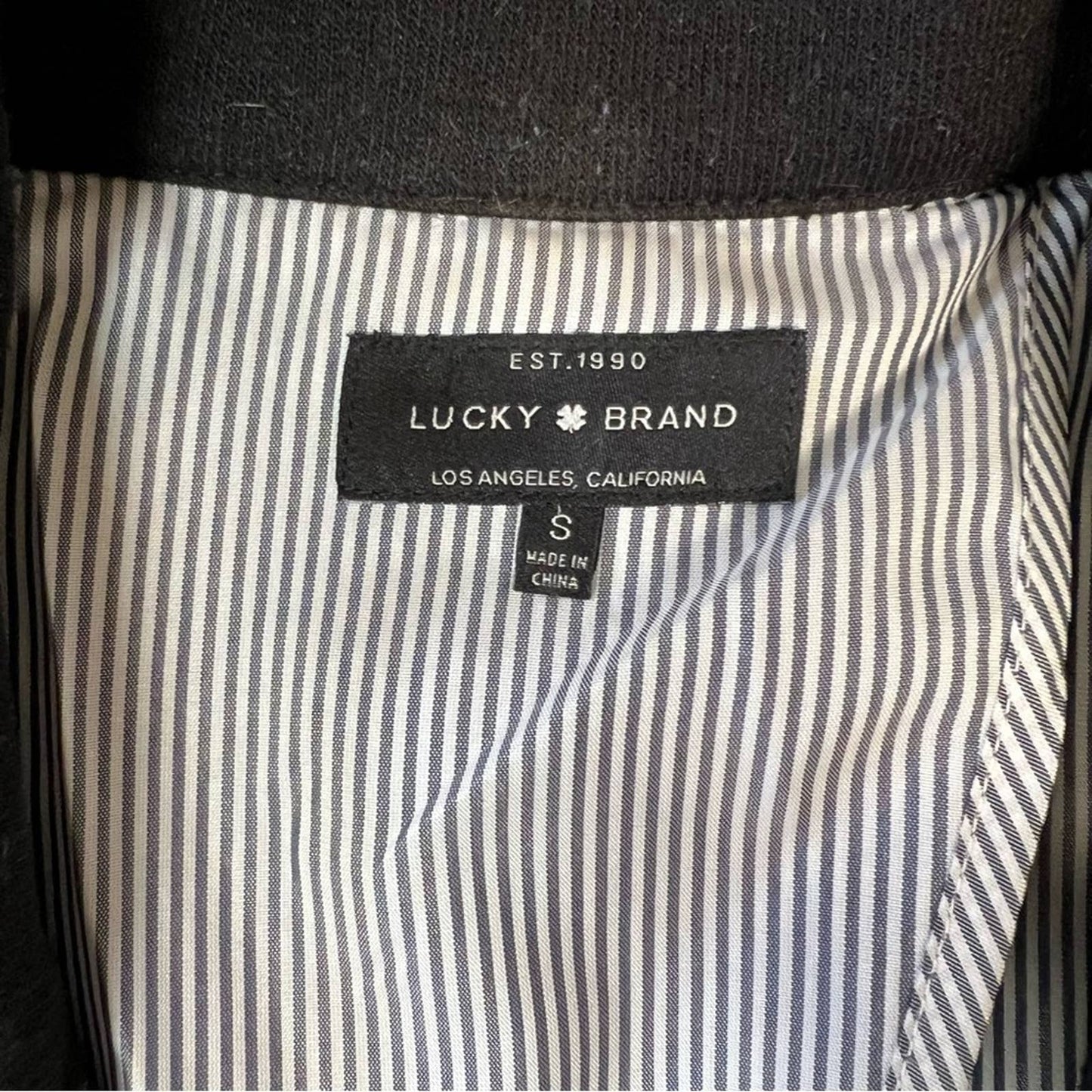 LUCKY BRAND black Blazer Jacket SZ SM