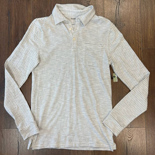 🆕 Goodfellow & co striped polo long sleeve SZ SM