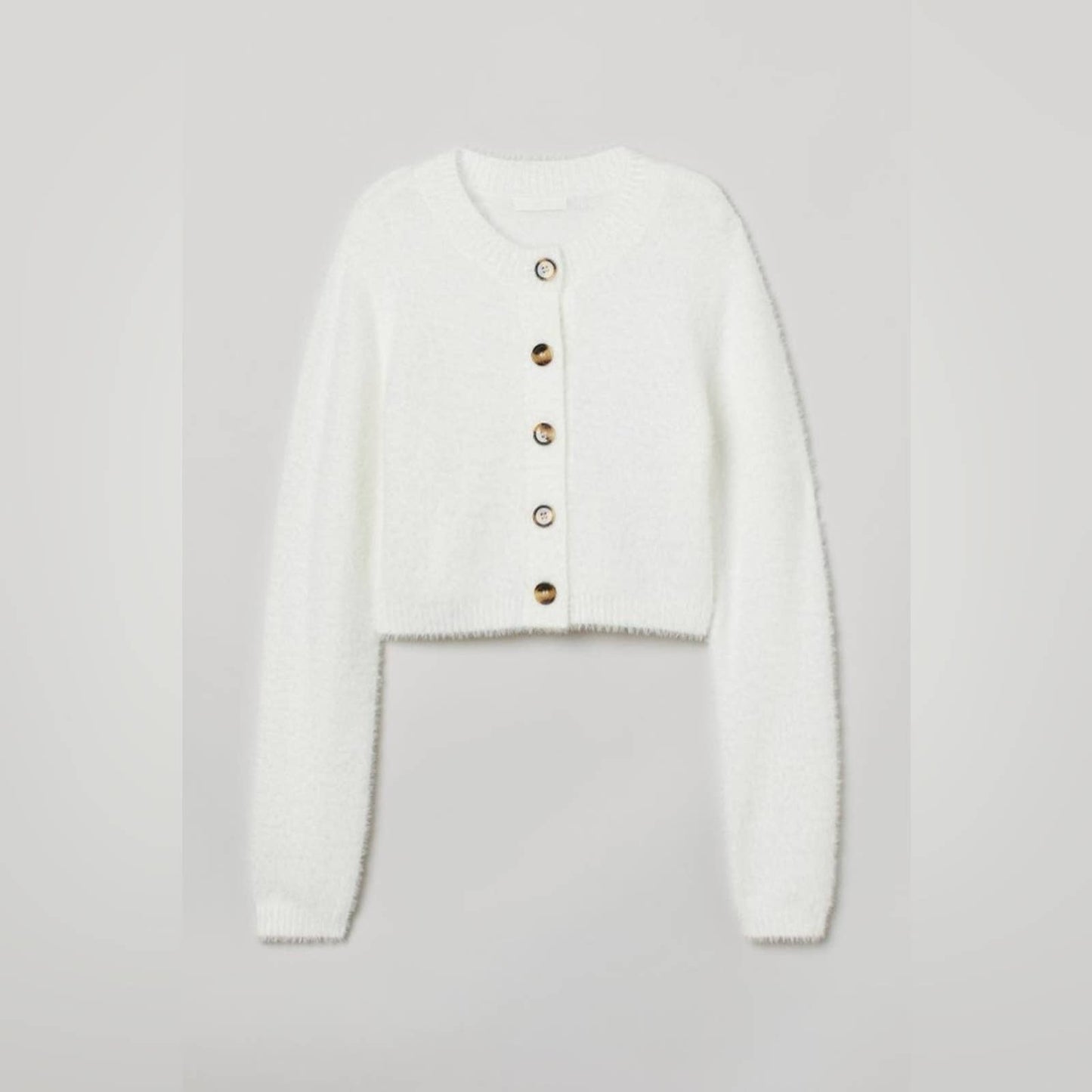 H&M 2 piece fluffy cardigan set SZ LG