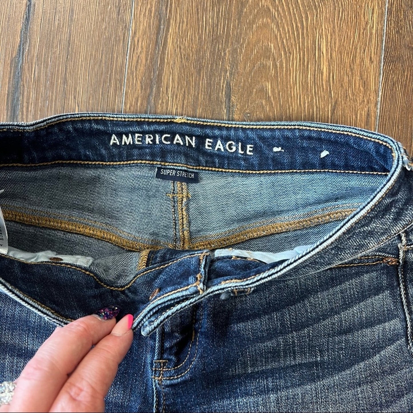 American Eagle high-rise festival midi SZ 4