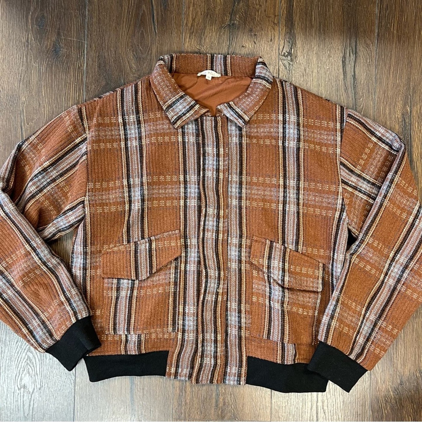 La Miel Sonnet Brushed Bomber Jacket SZ MED