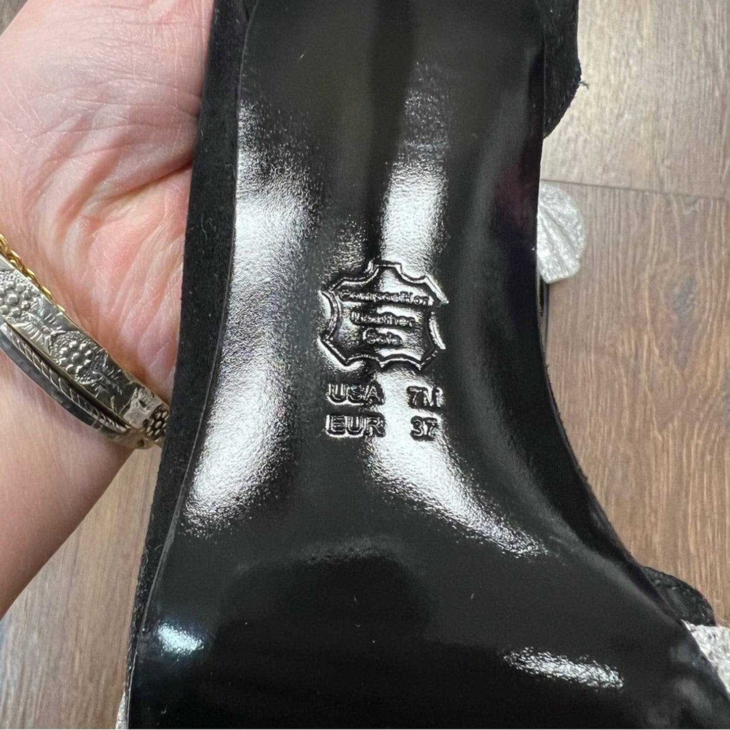 Nina Fay Fay Peep Toe Pump SZ 7