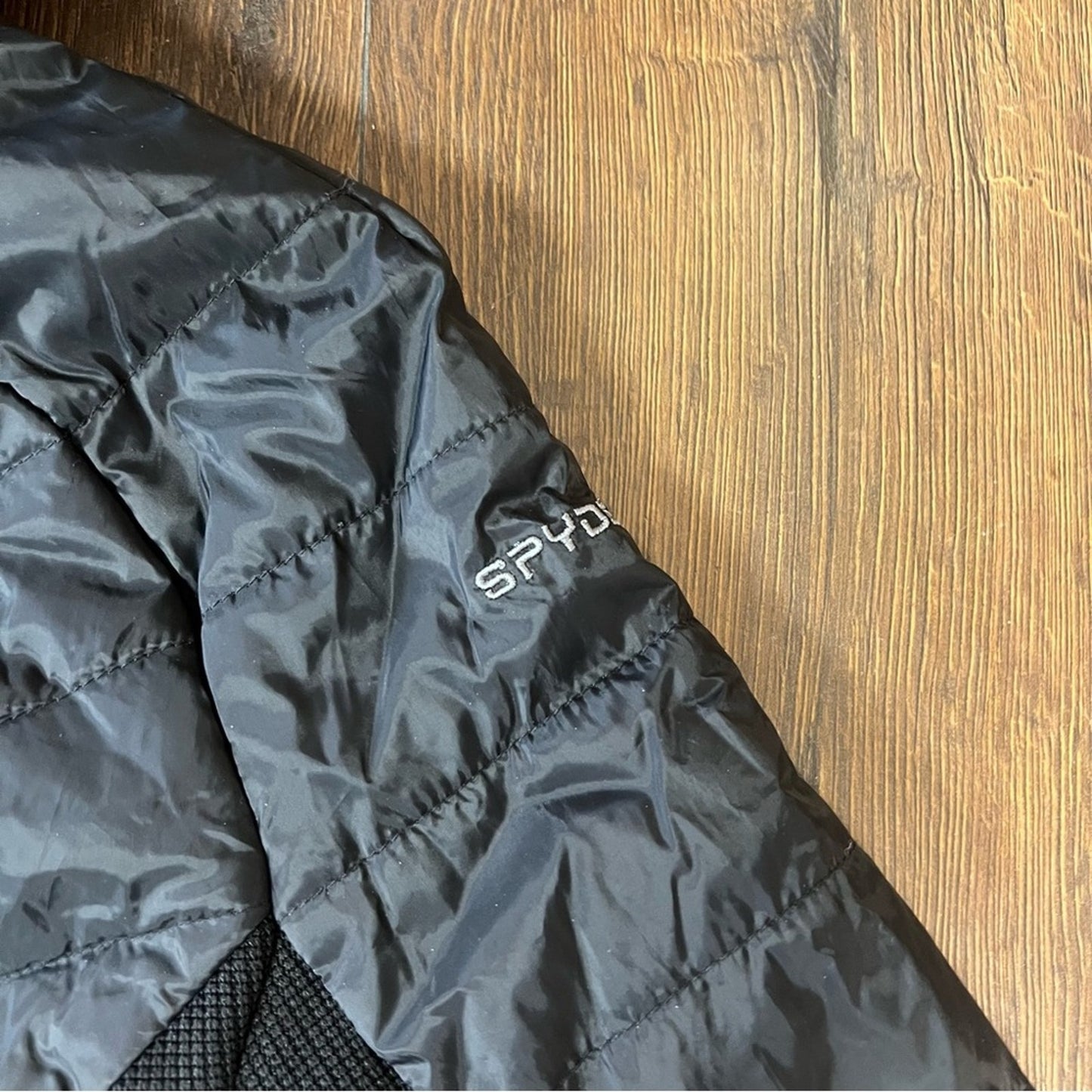 Spyder Full Zip Coat Black SZ SM
