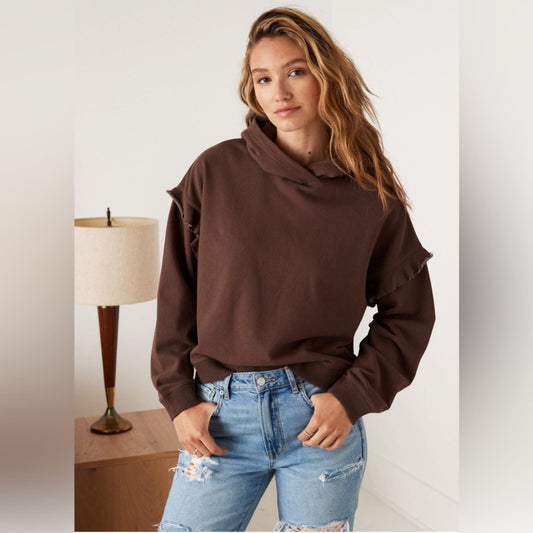 🆕 AE RUFFLE-SLEEVE HOODIE SZ XXL